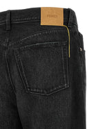 Fendi Black Denim Jeans Black, view 4