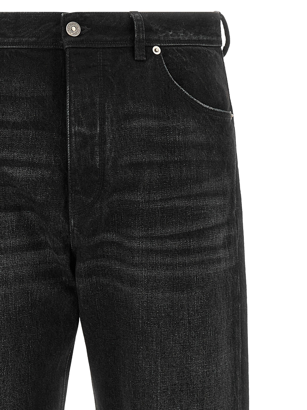 Fendi Black Denim Jeans Black, view 3