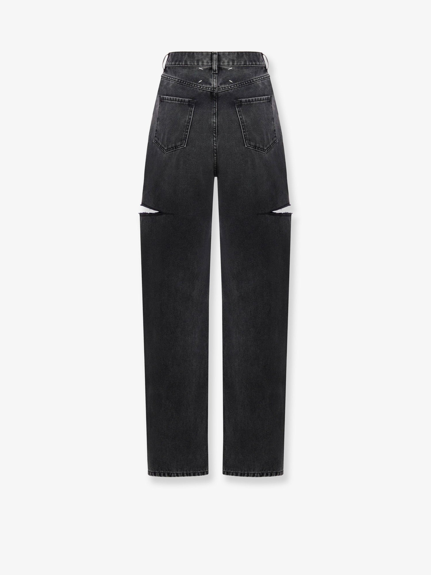 Maison Margiela Women's Black Denim Jeans Black