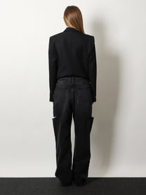 Maison Margiela Women's Black Denim Jeans Black