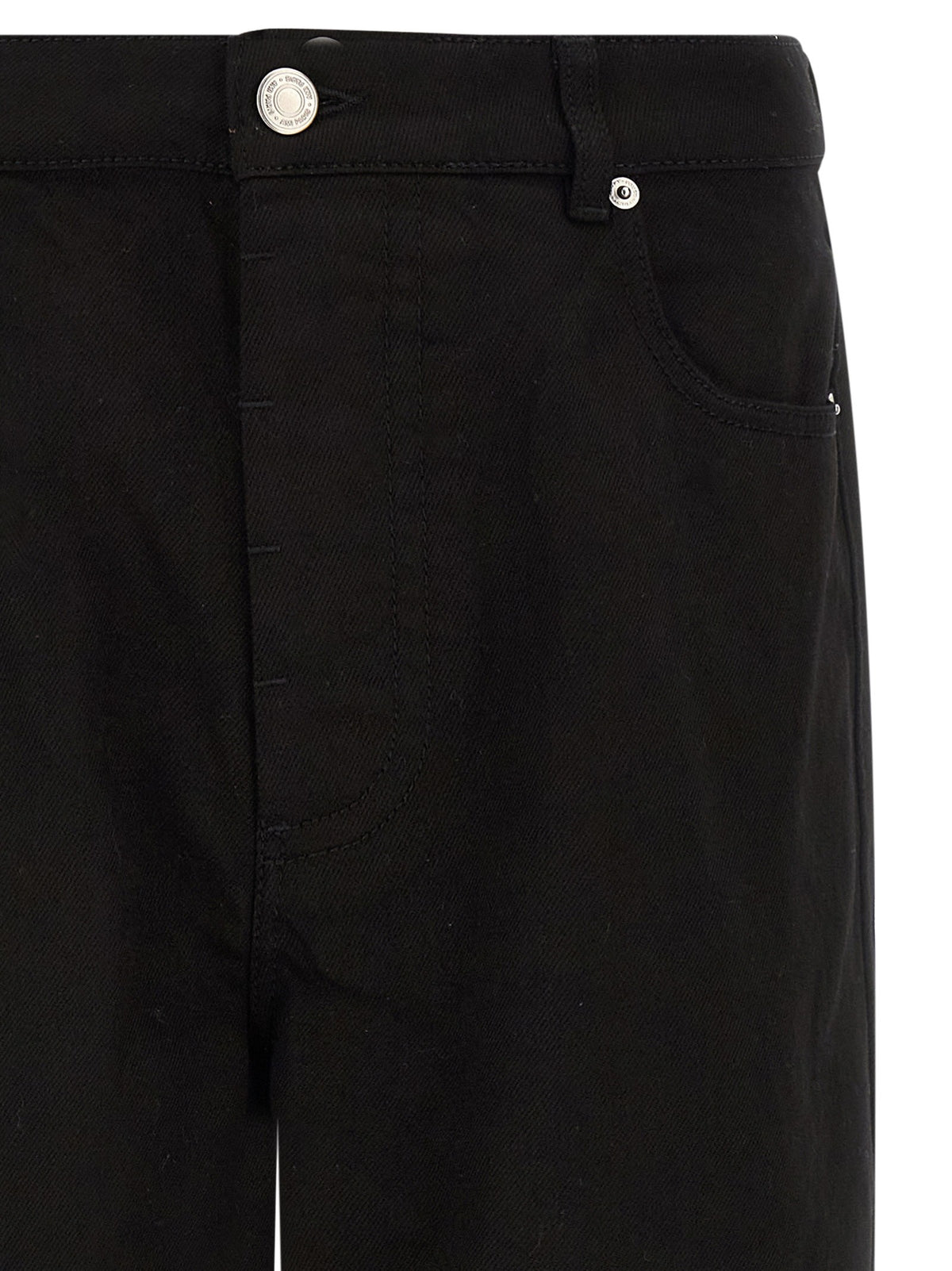 Ami Paris Black Denim Jeans Black