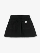 Carhartt Wip Women's Black Denim Skirt Black, view 2