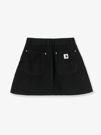Carhartt Wip Women's Black Denim Skirt Black