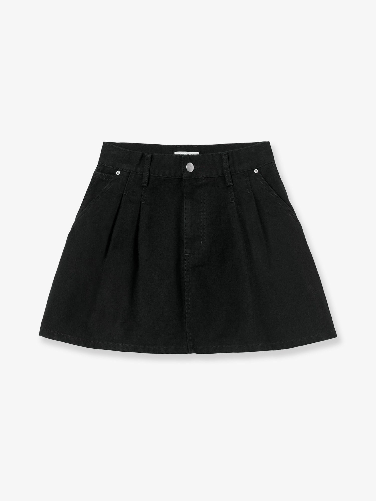 Carhartt Wip Women's Black Denim Skirt Black