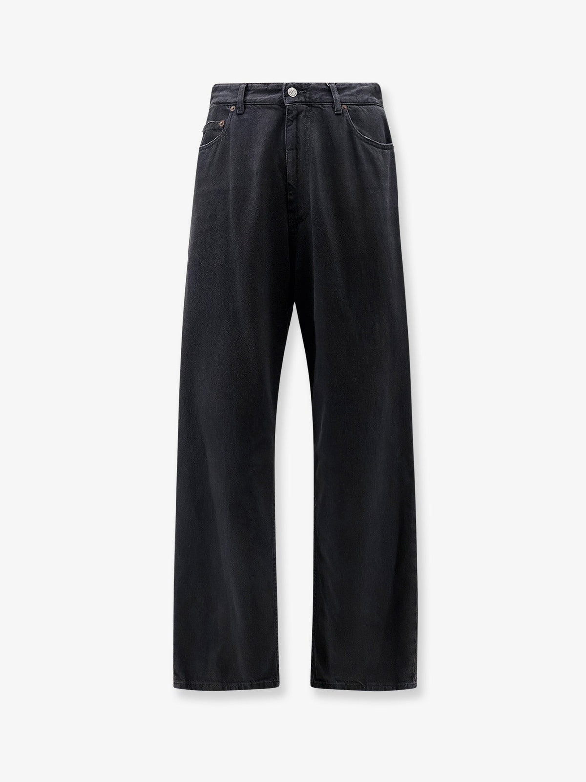 MM6 Maison Margiela Men's Black Denim Trousers Black