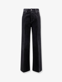 Bottega Veneta Women's Black Denim Trousers Black