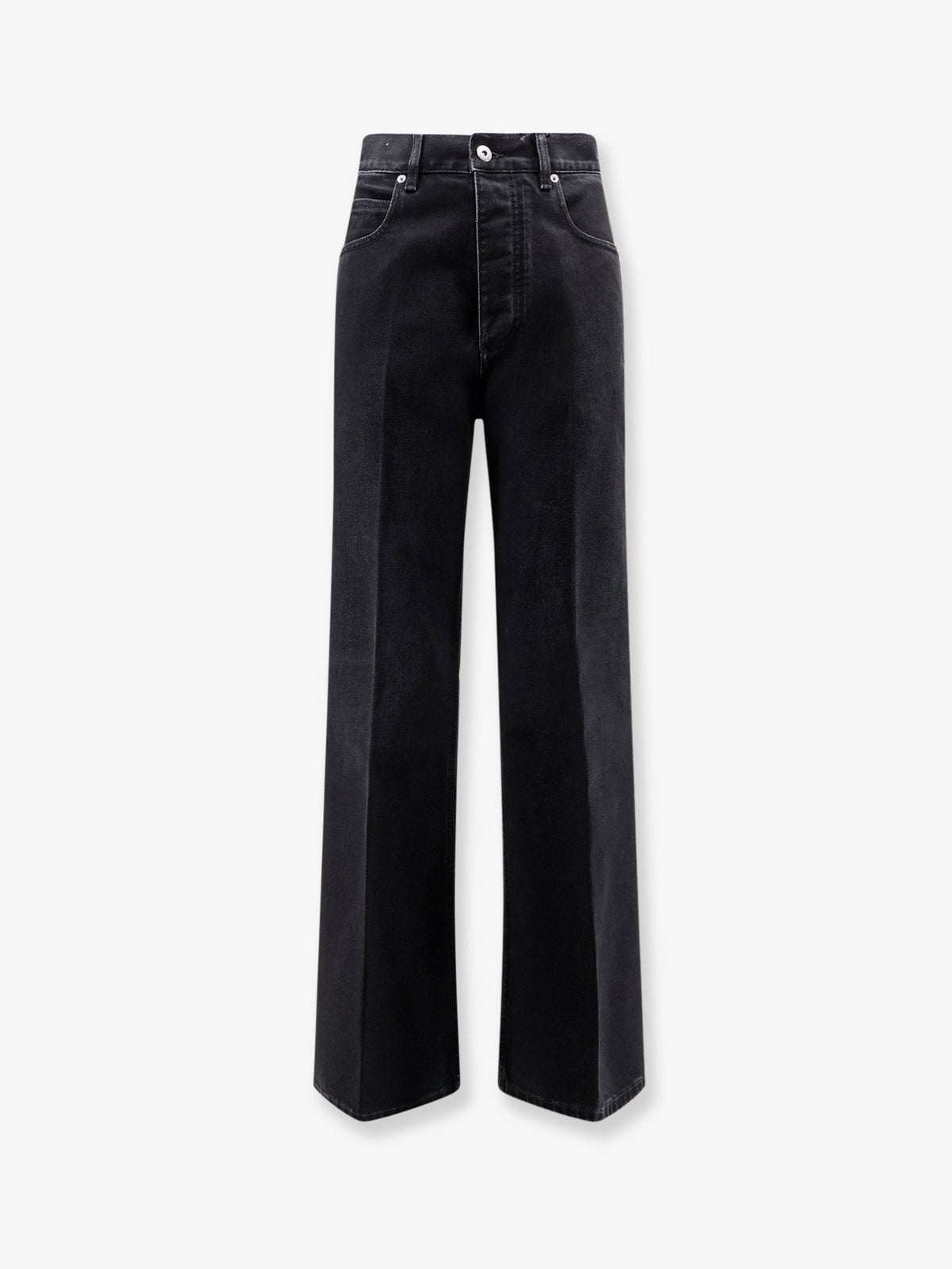 Bottega Veneta Women's Black Denim Trousers Black