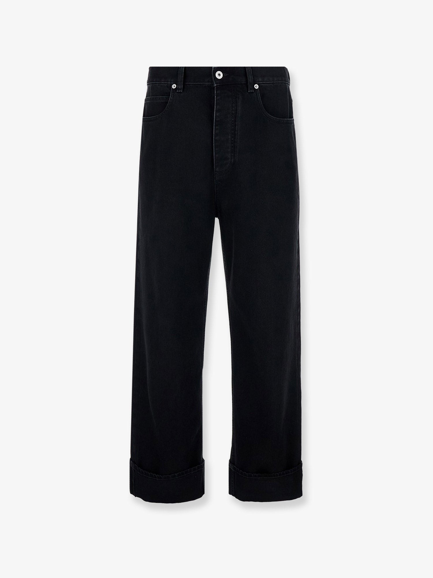 Bottega Veneta Men's Black Denim Trousers Black