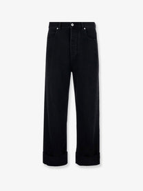 Bottega Veneta Men's Black Denim Trousers Black