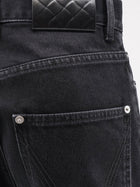 Bottega Veneta Women's Black Denim Trousers Black, view 5
