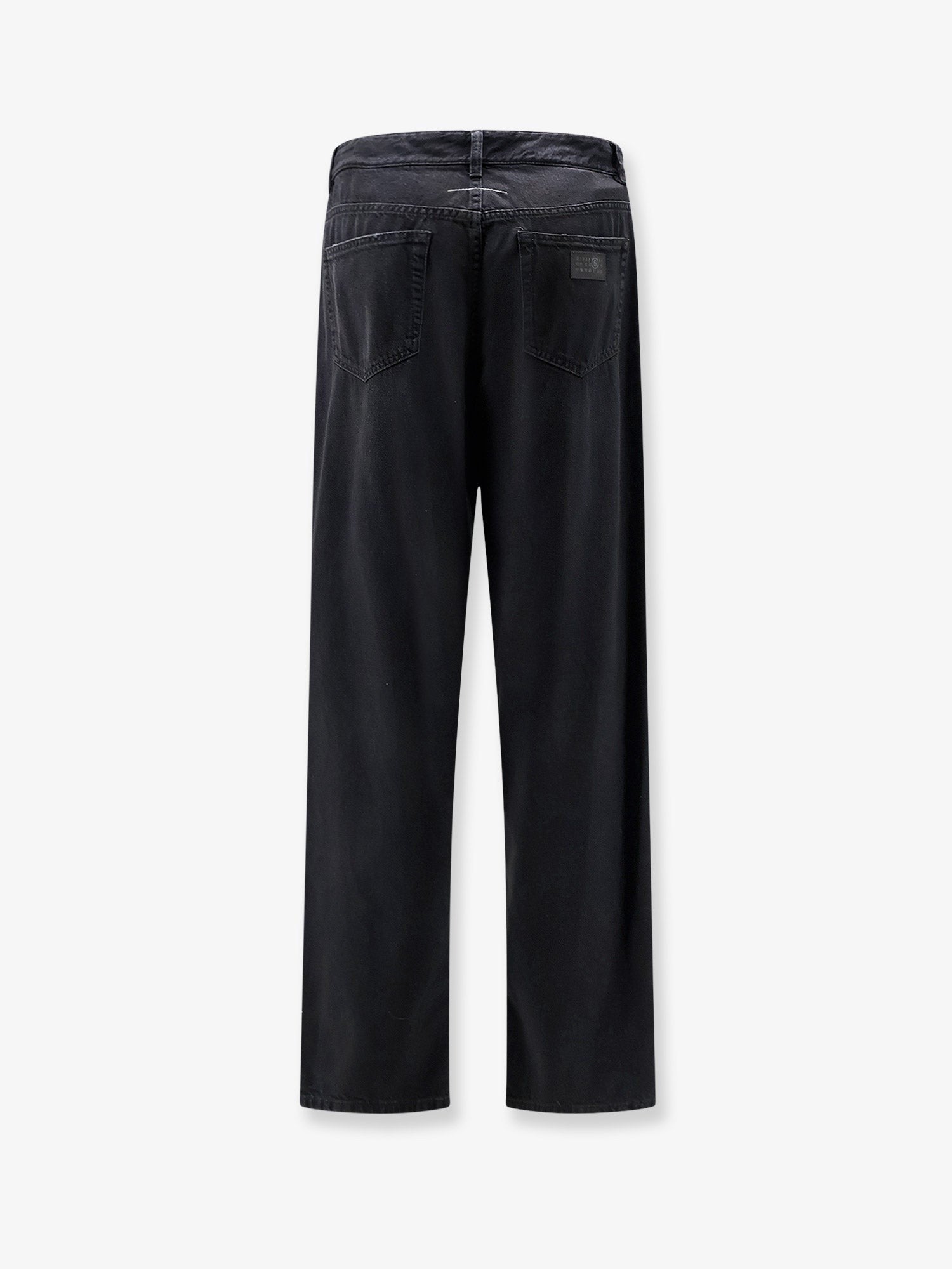 MM6 Maison Margiela Men's Black Denim Trousers Black