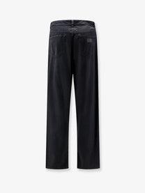 MM6 Maison Margiela Men's Black Denim Trousers Black