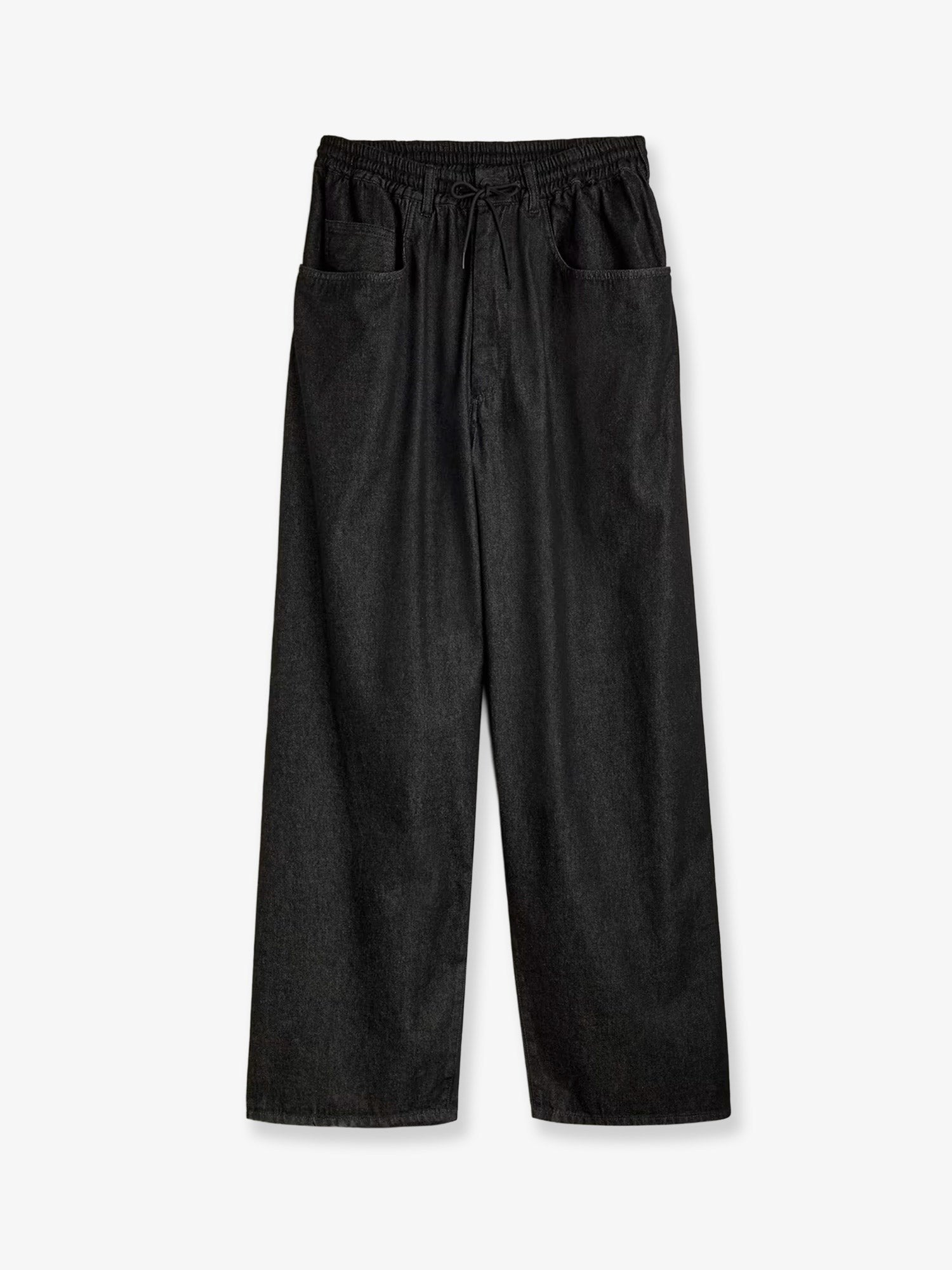 Y-3 Men's Black Denim Trousers Black