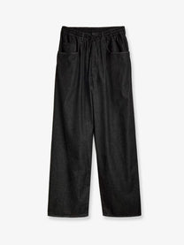 Y-3 Men's Black Denim Trousers Black