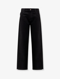 The Attico Women's Black Denim Trousers Black The Attico