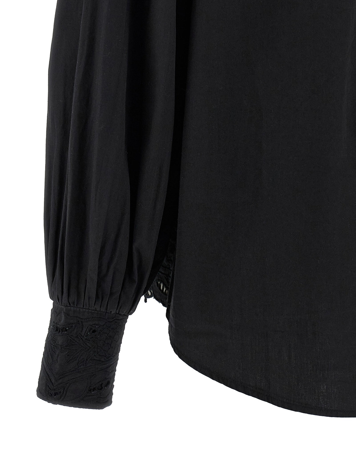 FARM Rio Black Embroidered Shirt Black, view 4