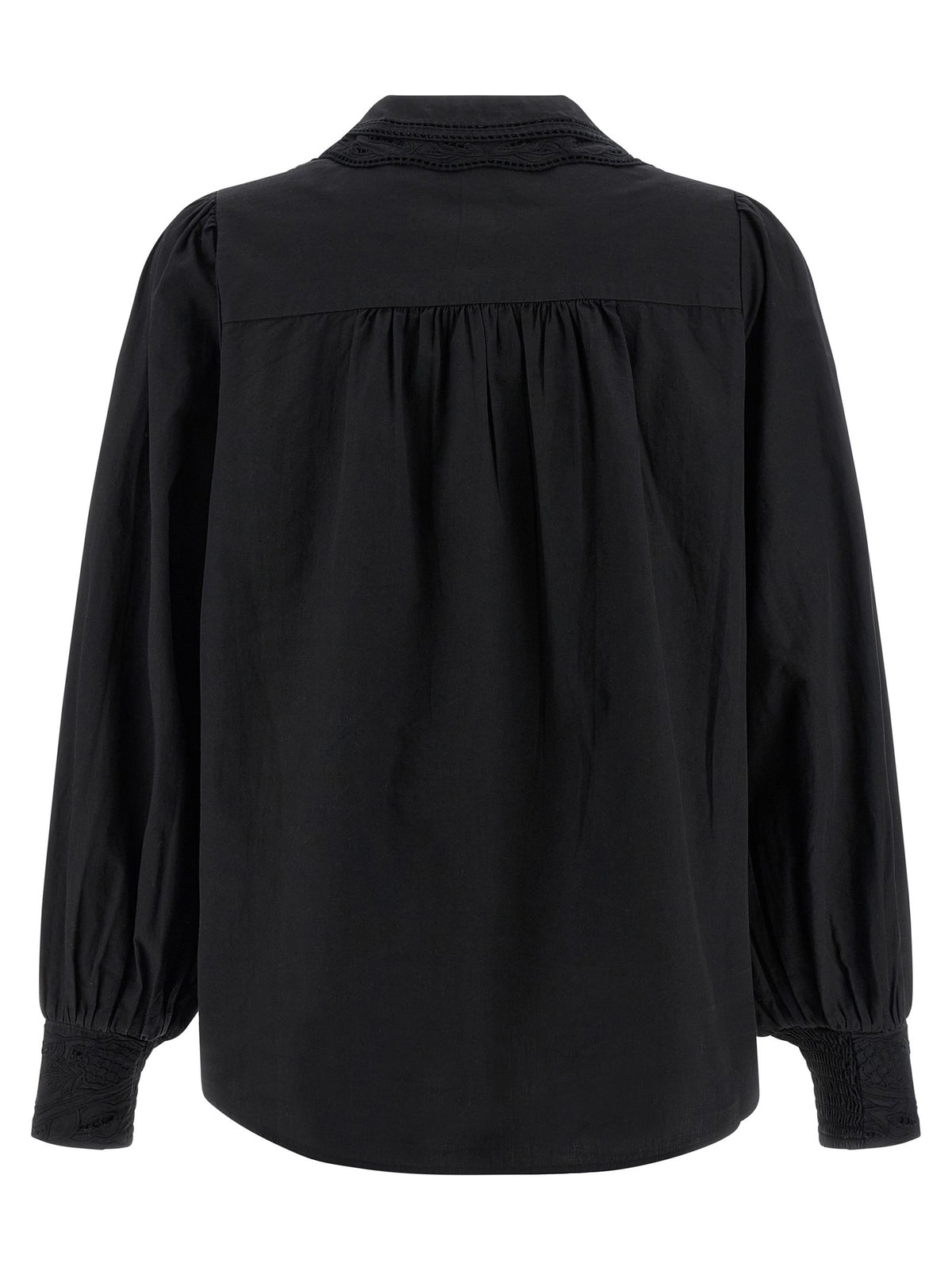 FARM Rio Black Embroidered Shirt Black, view 2