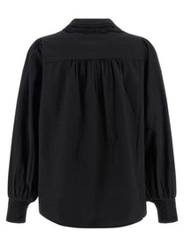 FARM Rio Black Embroidered Shirt Black, view 2