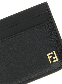Fendi Black FF Card Holder Black