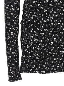 Dolce &amp; Gabbana Black Flower Dress Black