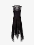 Fendi Women's Black Flowers and Berries Lace Dress Black, view 2