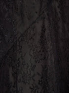 Fendi Women's Black Flowers and Berries Lace Dress Black, view 3