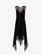Fendi Women's Black Flowers and Berries Lace Dress Black