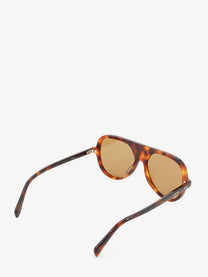 Celine Men's Black Frame Acetate Sunglasses White
