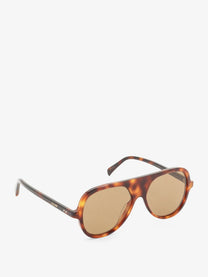Celine Men's Black Frame Acetate Sunglasses White