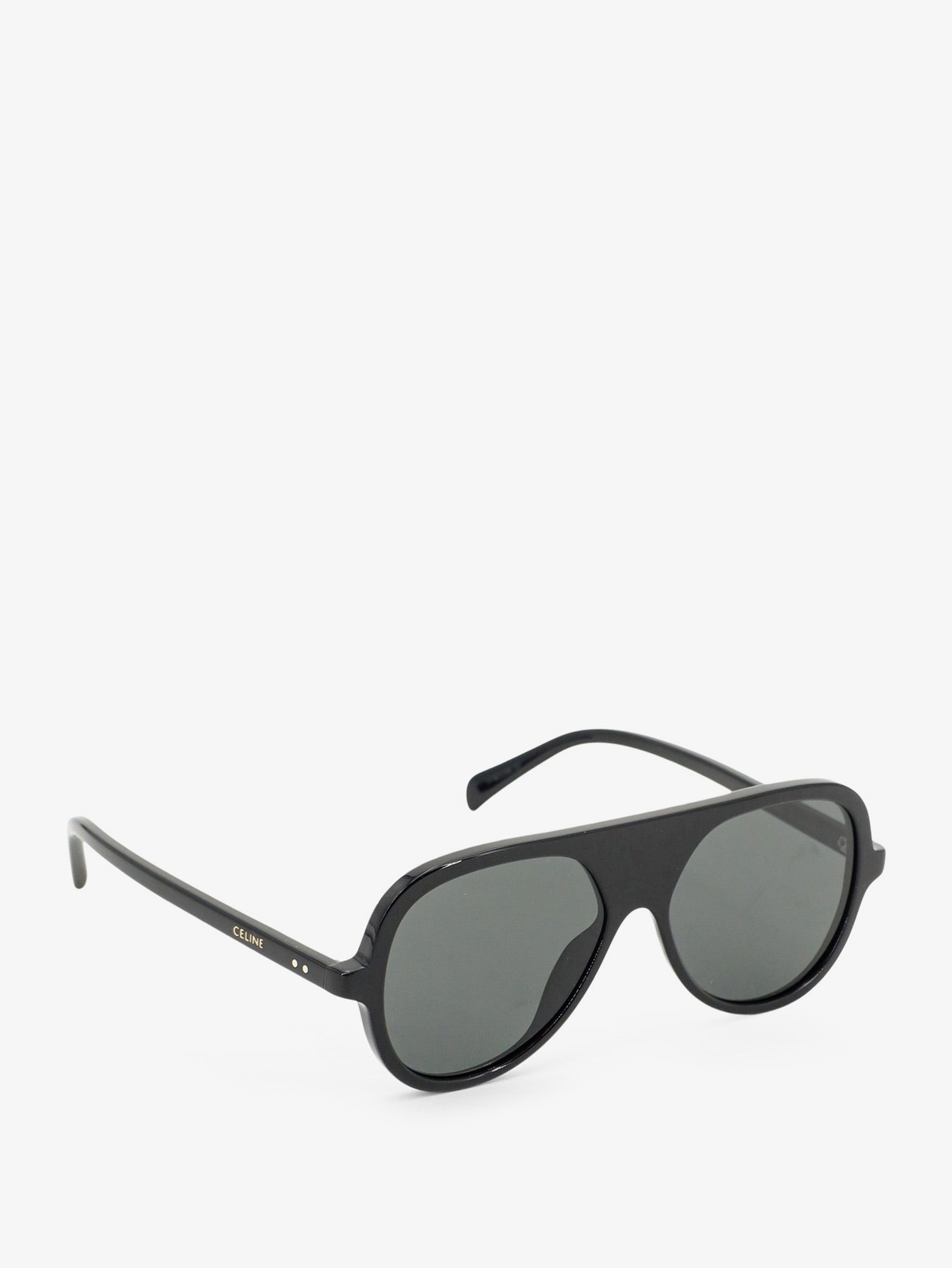 Celine Men's Black Frame Acetate Sunglasses Black