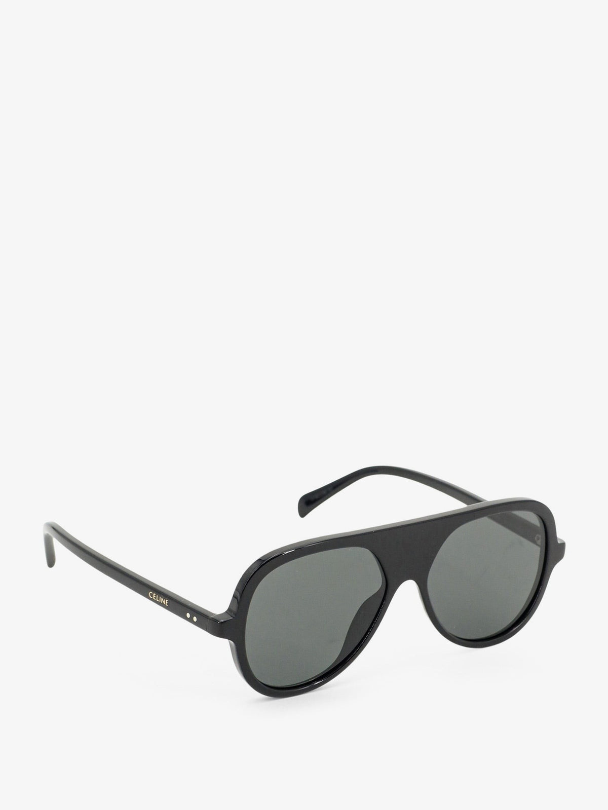 Celine Men's Black Frame Acetate Sunglasses Black, view 2
