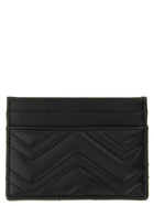 Gucci Black GG Marmont Card Holder Black