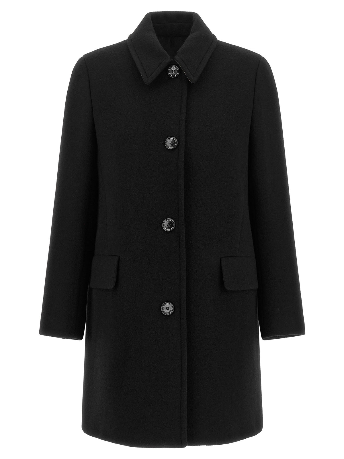 Burberry Black Gosford Coat Black