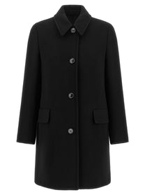 Burberry Black Gosford Coat Black