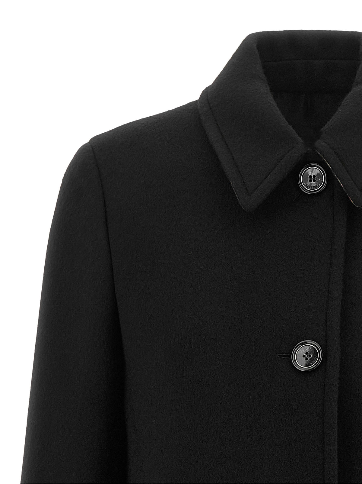 Burberry Black Gosford Coat Black