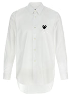 Comme Des Garcons Play Black Heart Shirt White