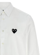 Comme Des Garcons Play Black Heart Shirt White, view 3