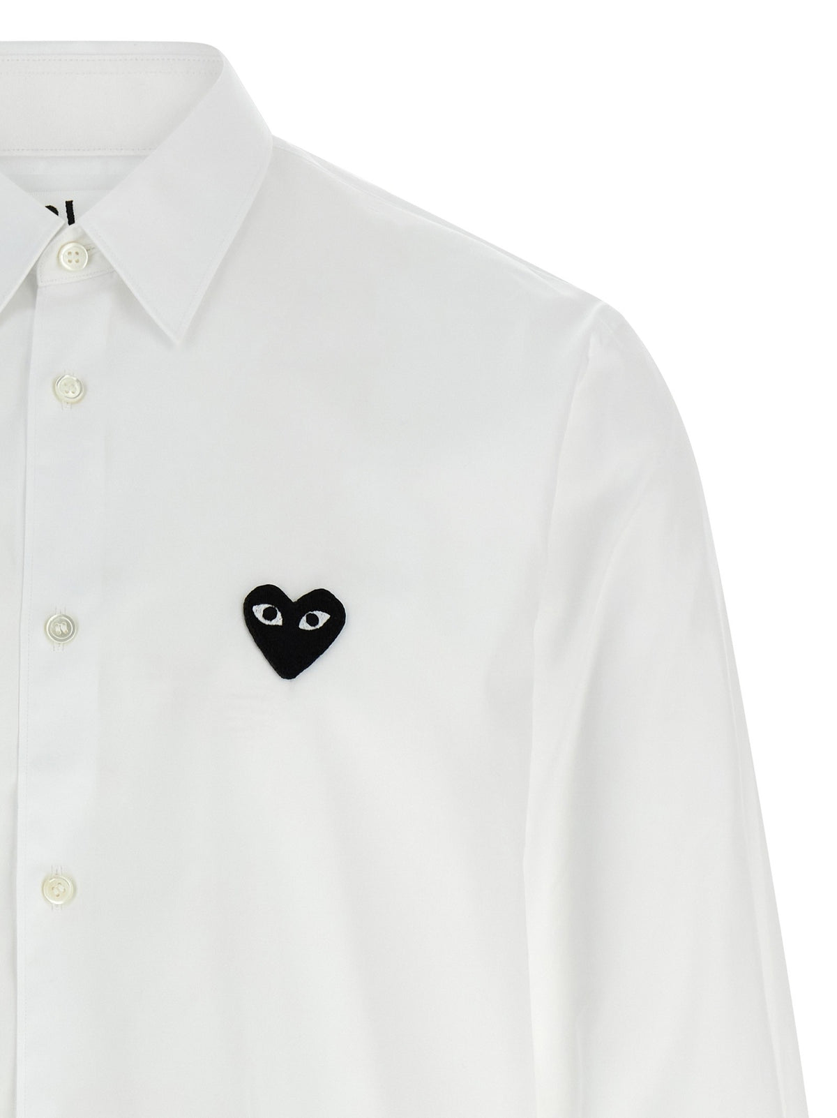 Comme Des Garcons Play Black Heart Shirt White, view 3