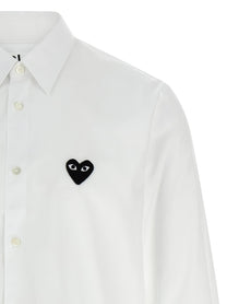 Comme Des Garcons Play Black Heart Shirt White