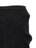 ISSEY MIYAKE Black Kone Kone Skirt Black, view 4