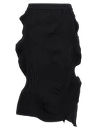 ISSEY MIYAKE Black Kone Kone Skirt Black