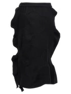ISSEY MIYAKE Black Kone Kone Skirt Black, view 2