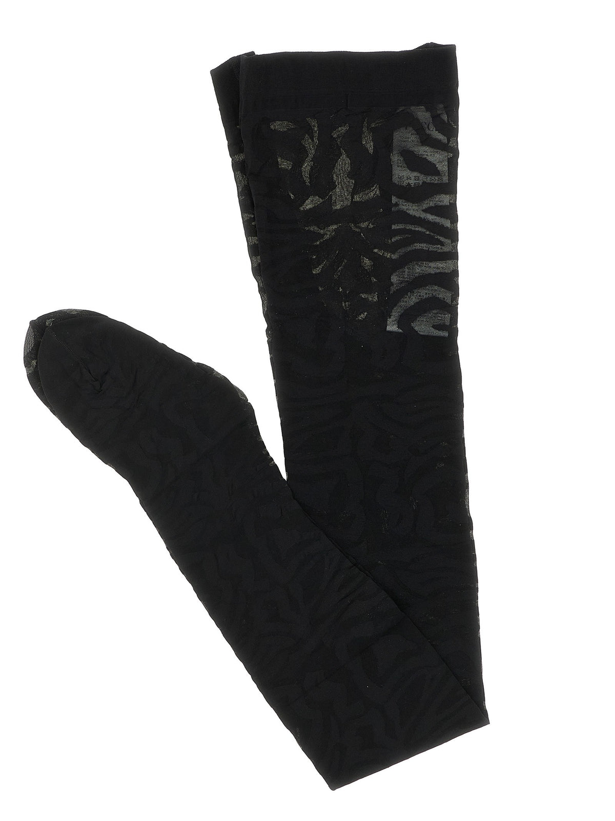 Emilio Pucci Black Labirinto Tights Black