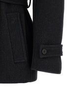 JACQUEMUS Black Le Caban Boléro Coat Black