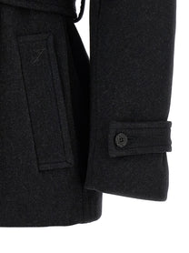 JACQUEMUS Black Le Caban Boléro Coat Black