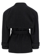 JACQUEMUS Black Le Caban Boléro Coat Black