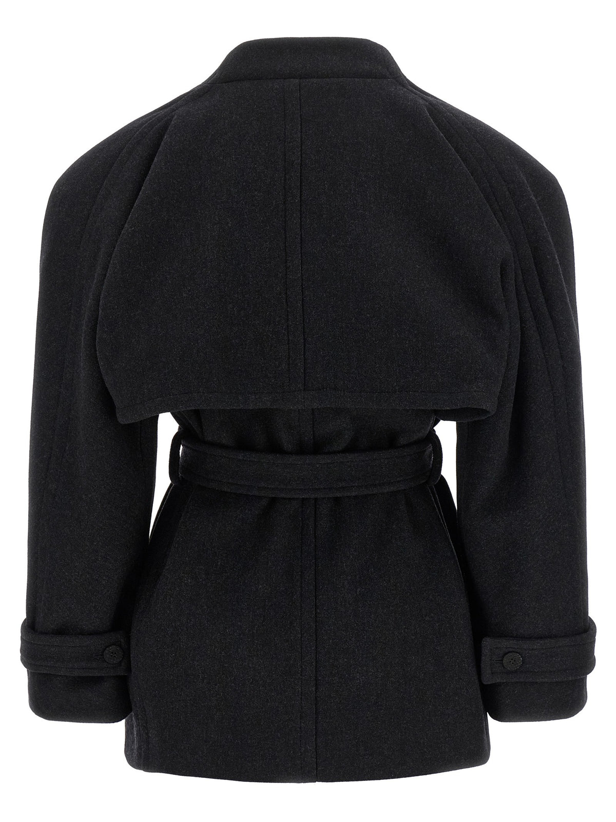 JACQUEMUS Black Le Caban Boléro Coat Black