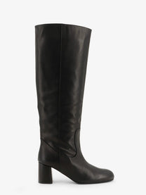 ATP Atelier Women's Black Leather Boots Black