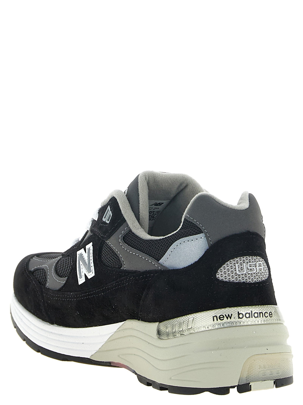 New Balance Black Made in Usa Sneakers Black, view 3