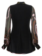 Emilio Pucci Black Marmo Cady Dress Black, view 2